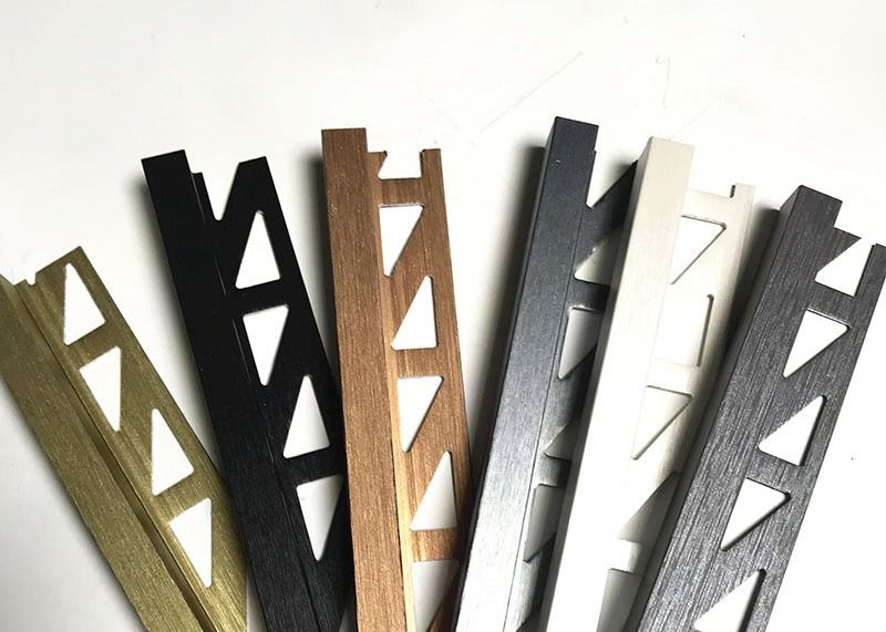 Aluminum Edge Trim strips for tile edge corner aluminium extrusion profile